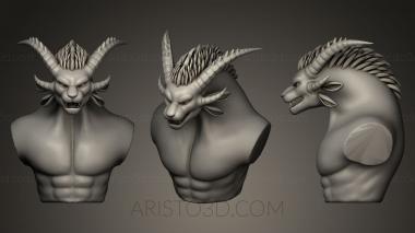Busts of heroes and monsters (BUSTH_0177) 3D model for CNC machine